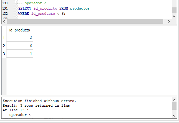 Sql Básico Operadores En La Cláusula Where Scyasig 4237