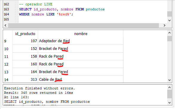 Sql Básico Operadores En La Cláusula Where Segunda Parte Scyasig 5983