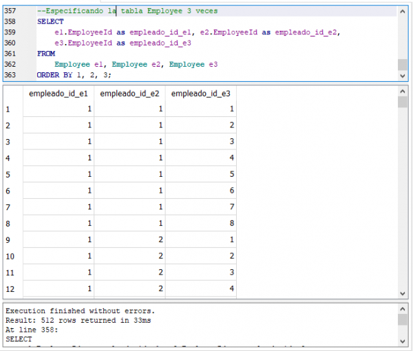 Sql Básico Consultar Varias Tablas Cross Join Scyasig 7610