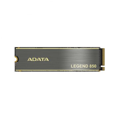 SSD ADATA, LEGEND 850 512GB, M.2 NVME (PCle Gen4 x4), Velocidad máxima de lectura/escritura: 5.000/4.500MB/s. ALEG-850-512GCS